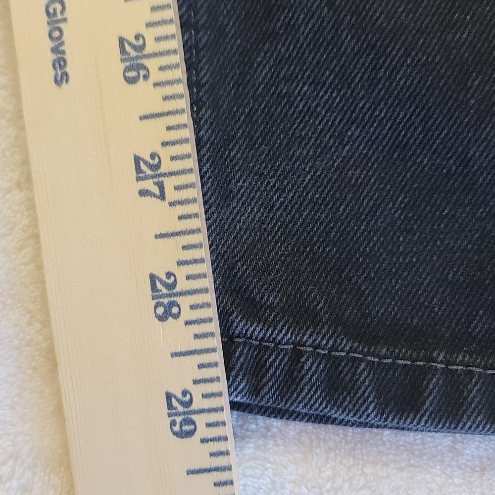 Classic Levi's 505 Regular Fit Jeans Mens 32x30 Black Straight Leg Denim - Picture 7 of 14